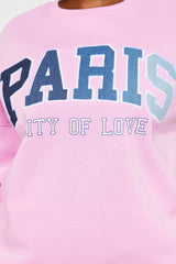 Paris Girly Short Set - Pink