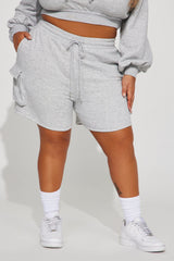 Easy Weekends Lounge Shorts - Heather Grey