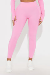 Tennis Club Active Legging - Bubblegum Pink