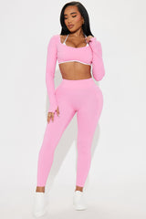 Tennis Club Active Legging - Bubblegum Pink