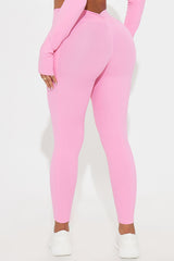 Tennis Club Active Legging - Bubblegum Pink