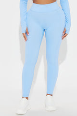 Tennis Club Active Legging - Light Blue