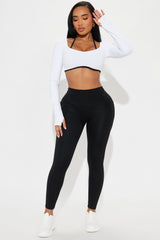 Tennis Club Active Legging - Black