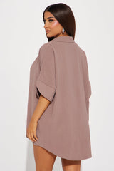 Meadow 3 Piece Short Set - Mocha