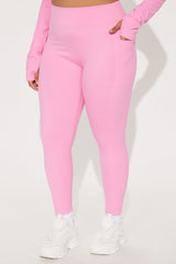 Tennis Club Active Legging - Bubblegum Pink