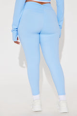 Tennis Club Active Legging - Light Blue