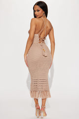Island Girl Crochet Skirt Set - Sand
