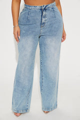 Chasing Dreams Non Stretch Straight Leg Jeans - Medium Wash