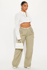 Thinking Of You Trouser Pant - Sage