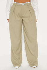 Thinking Of You Trouser Pant - Sage