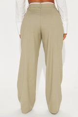 Thinking Of You Trouser Pant - Sage