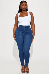 Can't Deny You Sculpting Skinny Jeans - Dark Wash