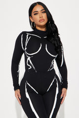 Feelin' The Body Heat Legging Set - Black
