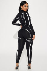 Feelin' The Body Heat Legging Set - Black