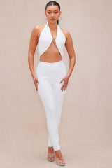 Brielle Bandage Pant Set - White