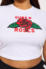 Guns N' Roses Baby Tee - White