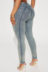 Back To You Stretch Skinny Jeans - Vintage Wash