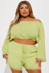 Down Time Short Set - Green