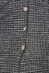 So Polished Tweed Skirt Set - Black