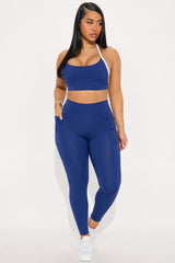 Tennis Club Active Legging - Midnight Blue