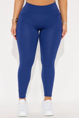 Tennis Club Active Legging - Midnight Blue