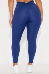 Tennis Club Active Legging - Midnight Blue