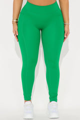 Tennis Club Active Legging - Kelly Green