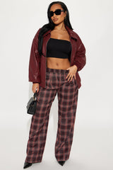 Yazzy Plaid Boxer Pant - Multi Color