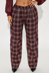 Yazzy Plaid Boxer Pant - Multi Color