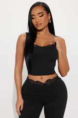 Sweet Echo Denim Pant Set - Black