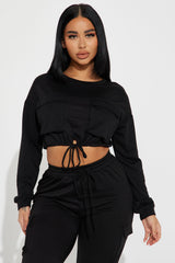 Finding Time Jogger Set  - Black