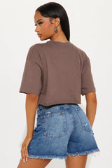 Stay Wild Like The West Tee - Brown