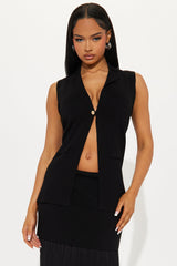 Parisian Muse Skirt Set - Black