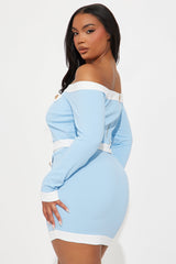The Stella Skirt Set - Light Blue