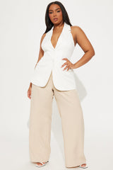 Angelica Straight Leg Trouser - Tan