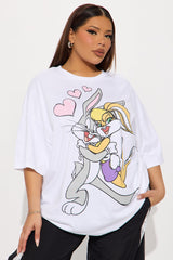Bugs Bunny & Lola Love Tee - White