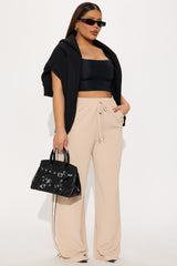 Nancy Track Trouser Pant - Tan