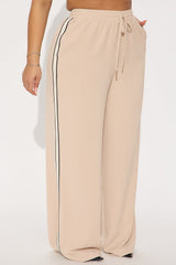 Nancy Track Trouser Pant - Tan
