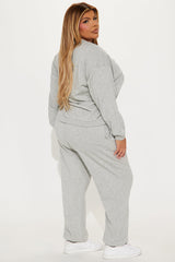 Homebody Club Jogger Set - Heather Grey