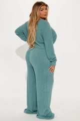 Cozy N Chill Pant Set - Teal