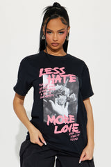 Less Hate More Love Tee - Black