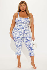 Clara Capri Set - Blue/combo
