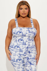 Clara Capri Set - Blue/combo