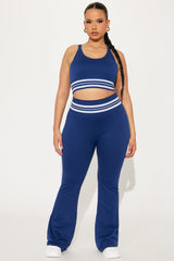 Caddy Crew Flex Seamless Active Yoga Pant - Midnight Blue