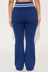 Caddy Crew Flex Seamless Active Yoga Pant - Midnight Blue