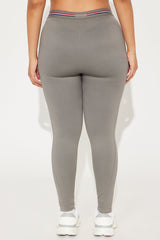 Power Up Flex Seamless Active Legging - Charcoal
