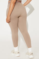 Power Up Flex Seamless Active Legging - Taupe