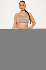Power Up Flex Seamless Active Legging - Taupe
