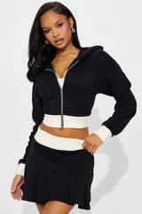 Adriana Skirt Set - Black/White