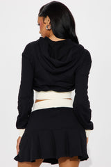Adriana Skirt Set - Black/White